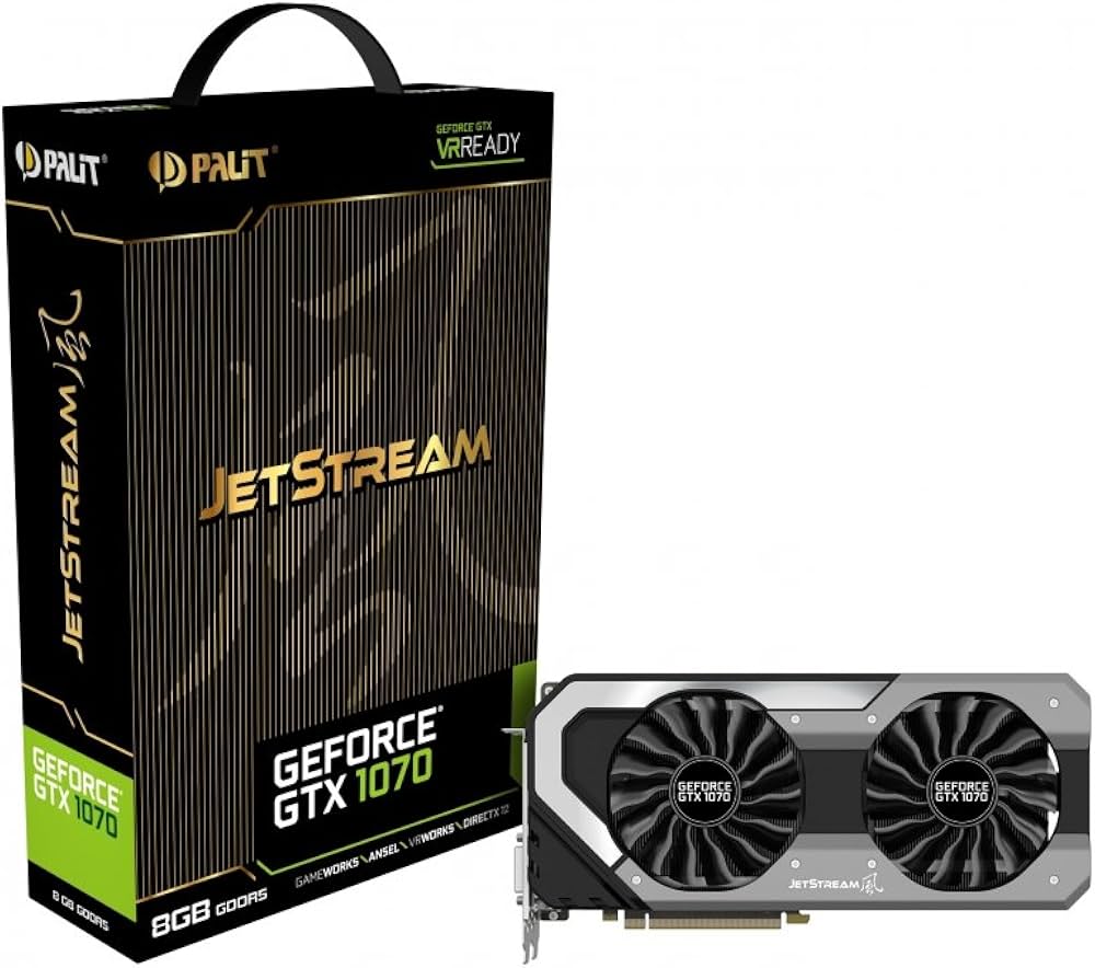 Amazon | Palit GeForce GTX 1070 JetStream 8GB グラフィックスカード