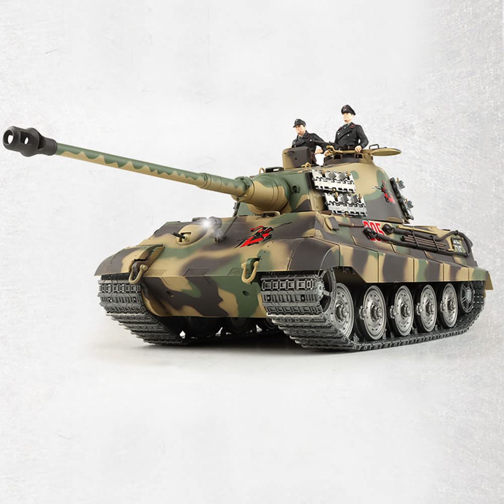 Amazon | 戦車 ラジコン ドイツのキングタイガーヘンシェル重戦車2.4