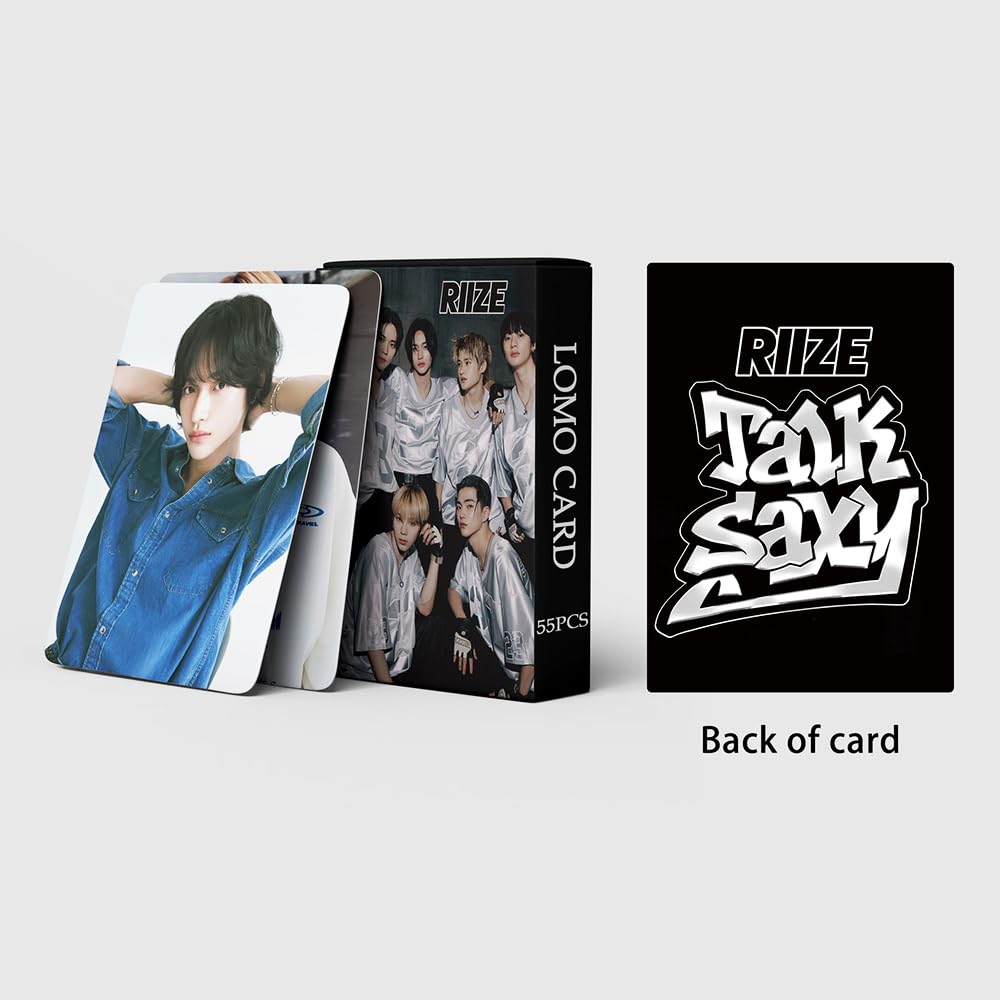 Amazon.com: Funwaretech RIIZE Talk Saxy Photocards 55 Pcs 2023
