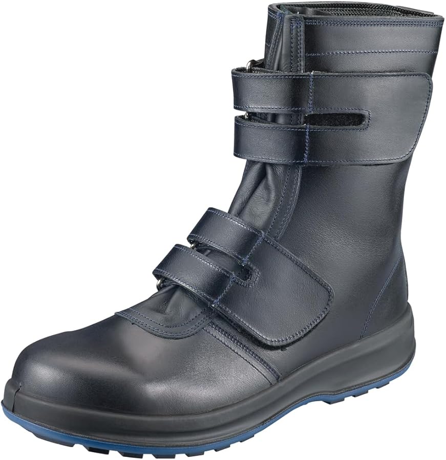 Amazon | [シモン] 安全靴 長編上 JIS規格 耐滑 快適 革製 高級 8538黒