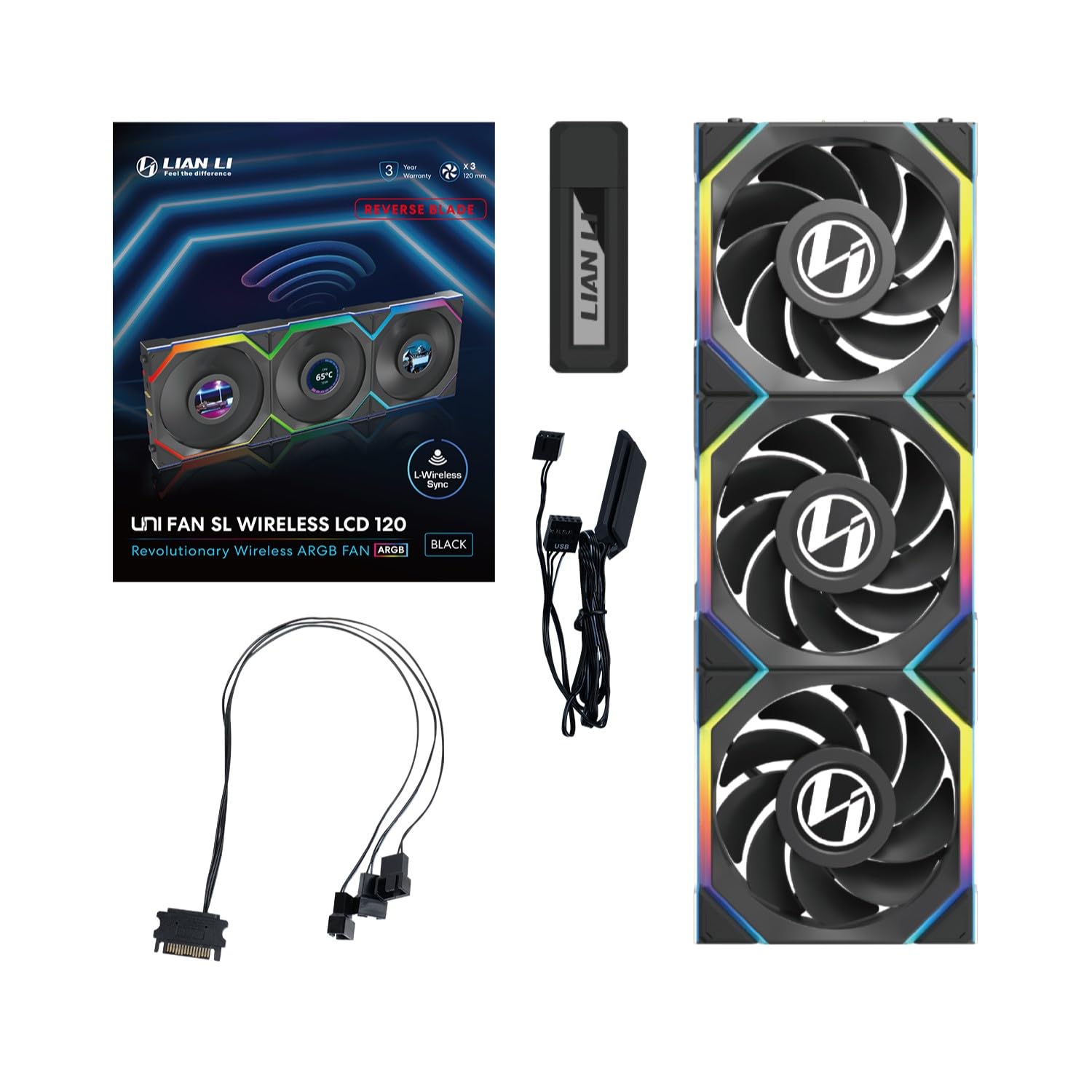 Amazon.com: Lian Li UNI FAN SL Wireless LCD PC Fan 120mm RGB – 3