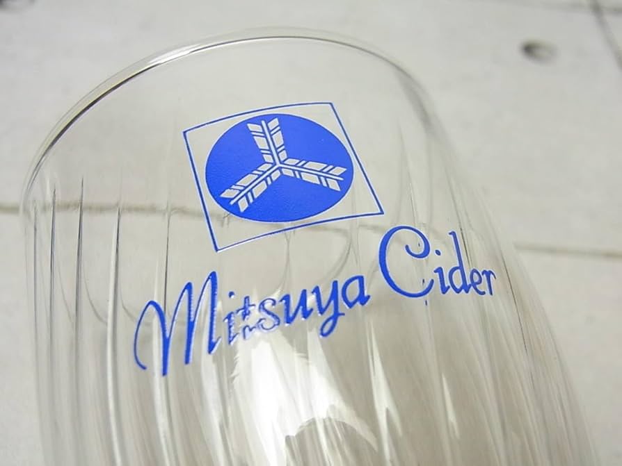 Amazon | 三ツ矢サイダー キラキラグラス 秋吉久美子 昭和レトロ