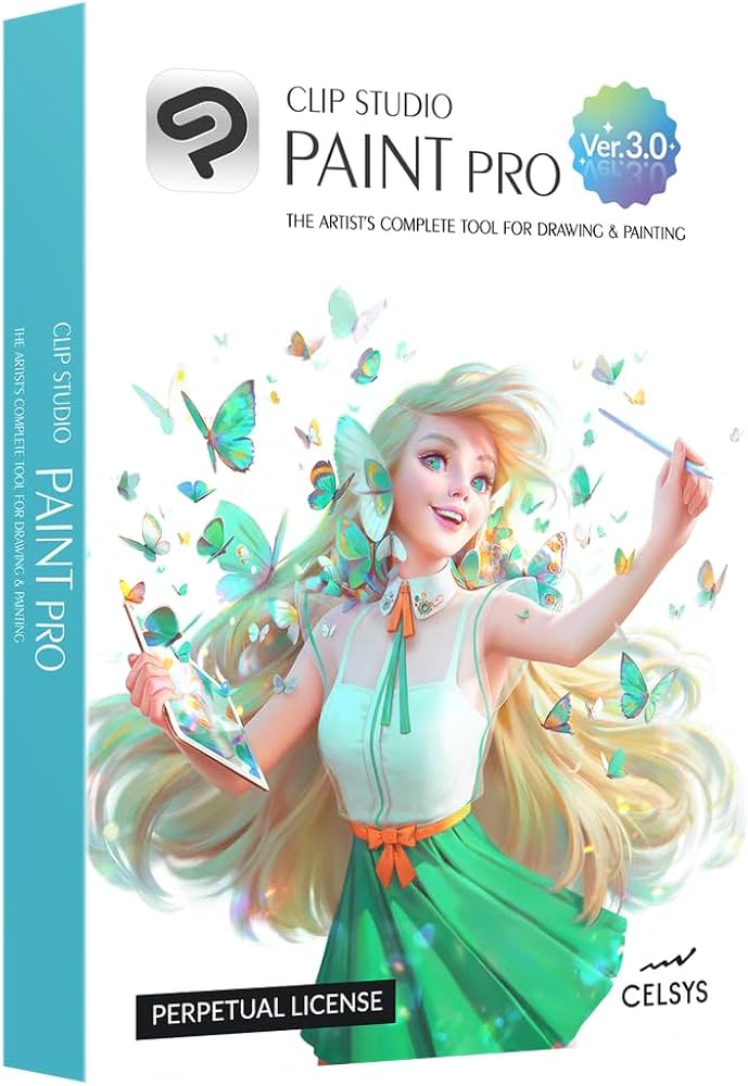 Amazon.com: CLIP STUDIO PAINT PRO - Version 3 | Perpetual License