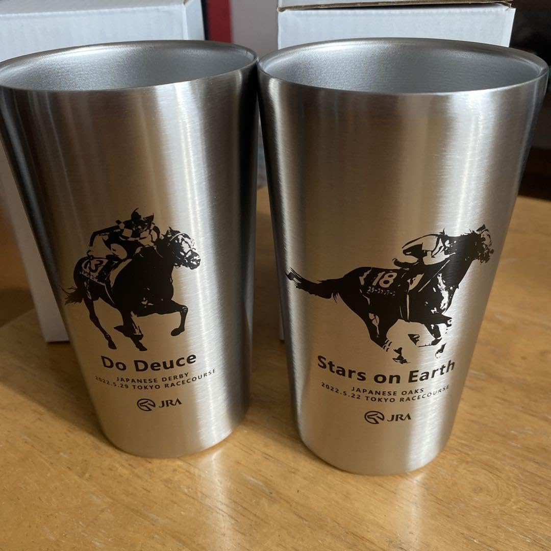 JRAオリジナル 和柄馬文様タンブラーペア 新品、未使用】 JRA 和柄馬