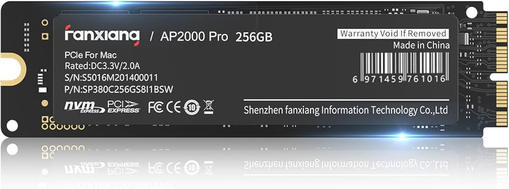 Amazon | fanxiang Mac専用 SSD 512GB PCIe Gen3.0×4 【PCIe For Mac