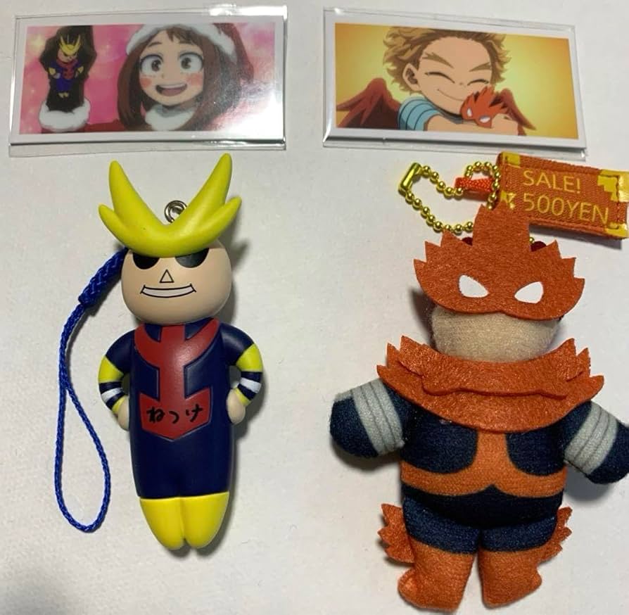 エンデヴァー オールマイト キーホルダー Me% ヒロアカ エンデヴァー