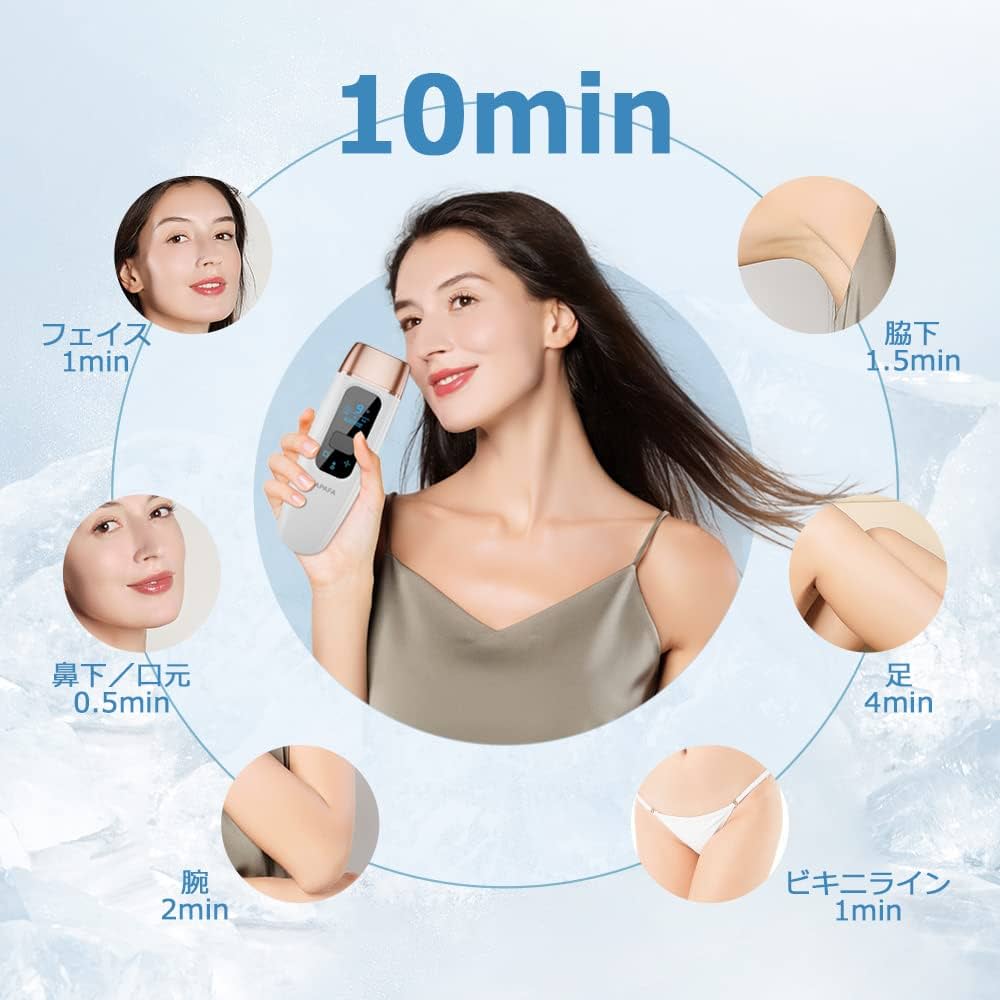 Amazon.co.jp: YAPAFA 脱毛器 冷感脱毛器 IPL光美容器 だつもうき IPL