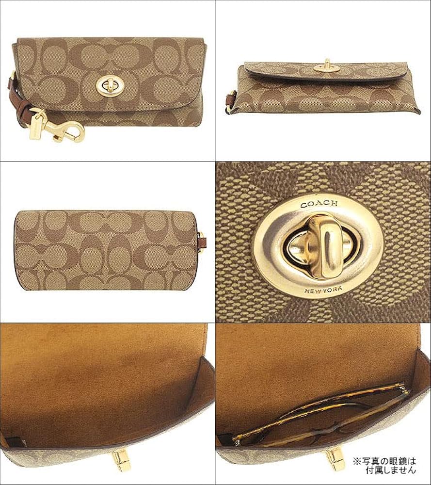 Amazon | [COACH] [コーチ] 小物(メガネケース) F73639 73639 カーキ
