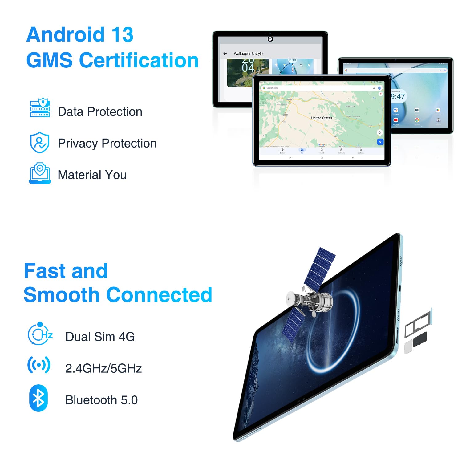 Amazon.com : DOOGEE Android 13 Tablet T10S 10 incht IPS FHD Screen