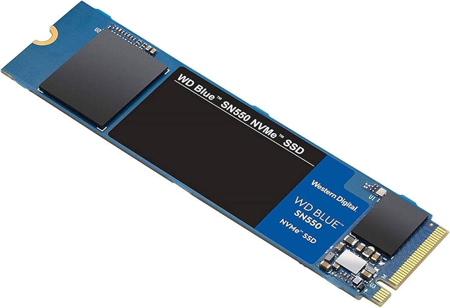 WD Blue SN550 1TB NVMe Internal SSD - Gen3 x4 PCIe 8Gb/s, M.2 2280