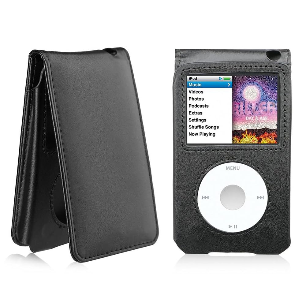 Amazon.com : Leather Protective Shell Case Cover for Apple iPod