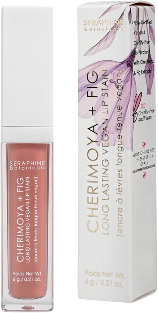 Amazon.com : Seraphine Botanicals Long Lasting Vegan Lip Stain