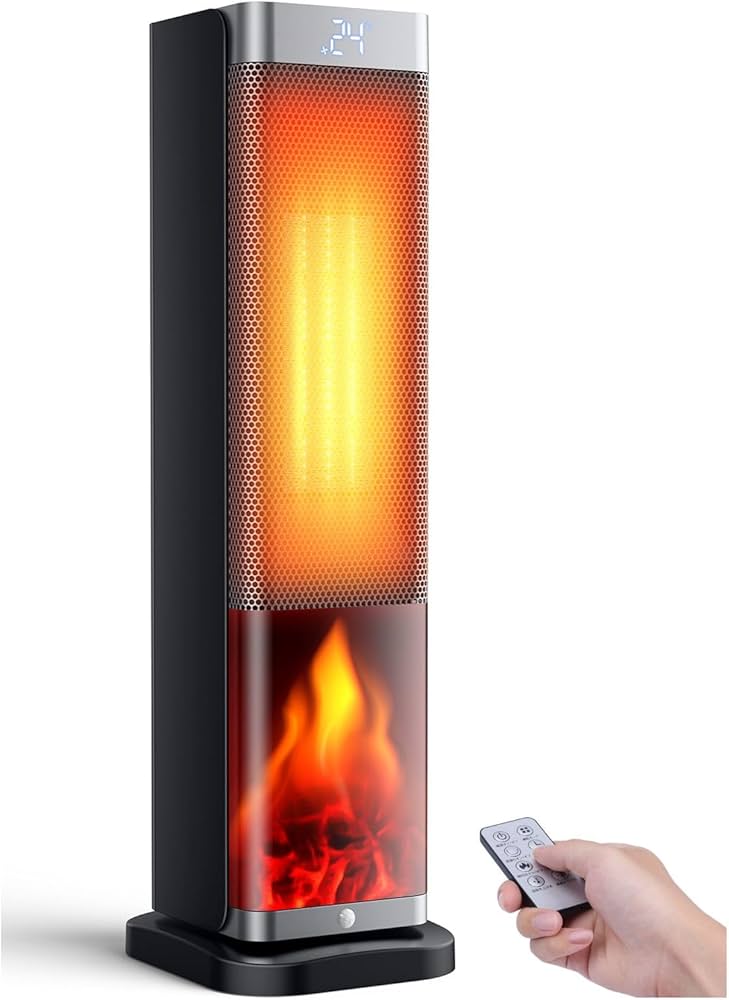 Amazon | セラミックヒーター 【2025省エネ革命｜AI自動温調｜1秒速暖