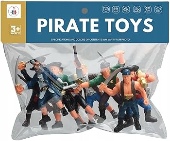 Amazon.co.jp: 8ピース 海賊アクションフィギュア プレイセット ポーズ