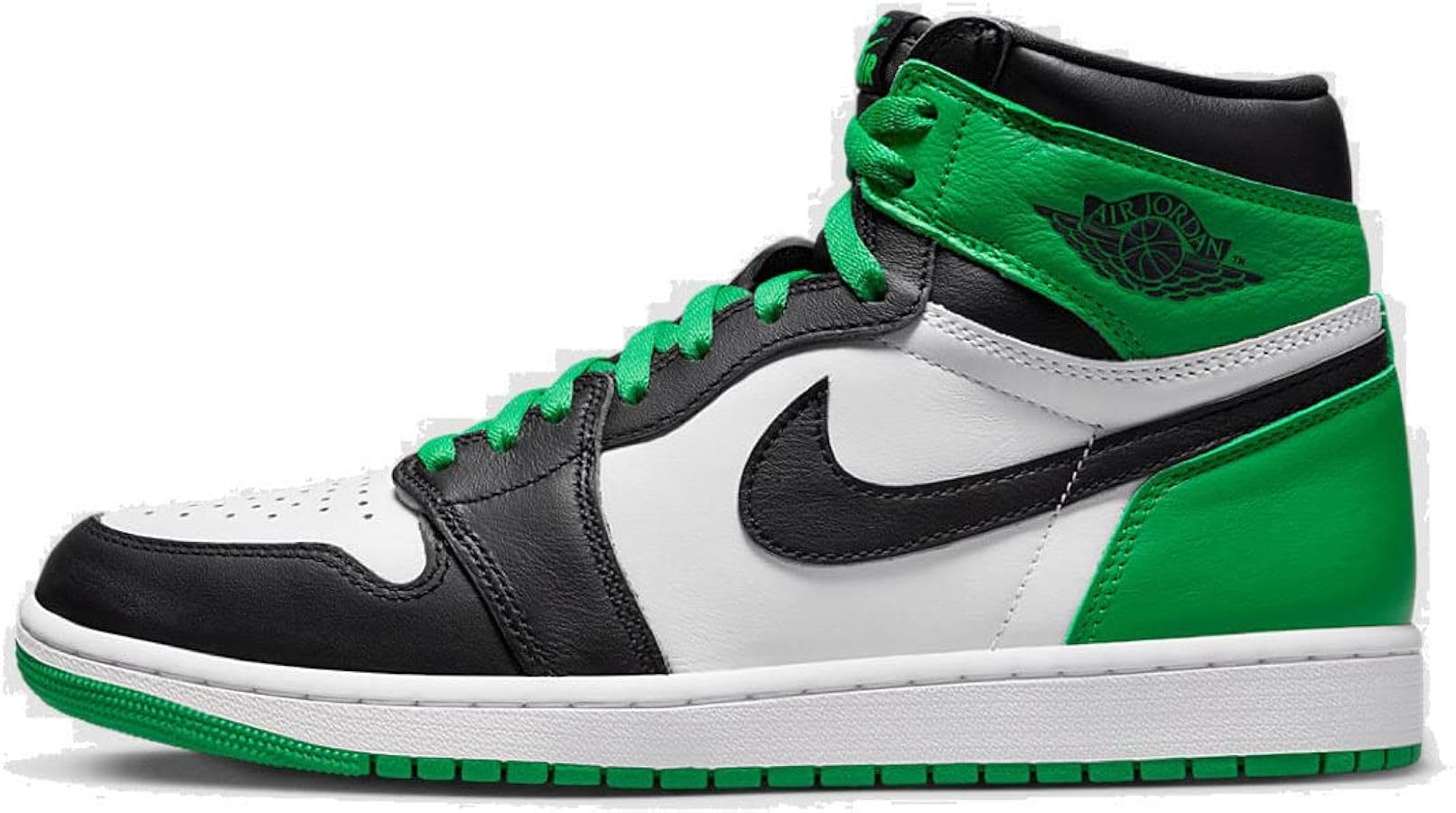 Amazon | [ナイキ] AIRJORDAN1 RETRO HIGH OG Black and Lucky Green