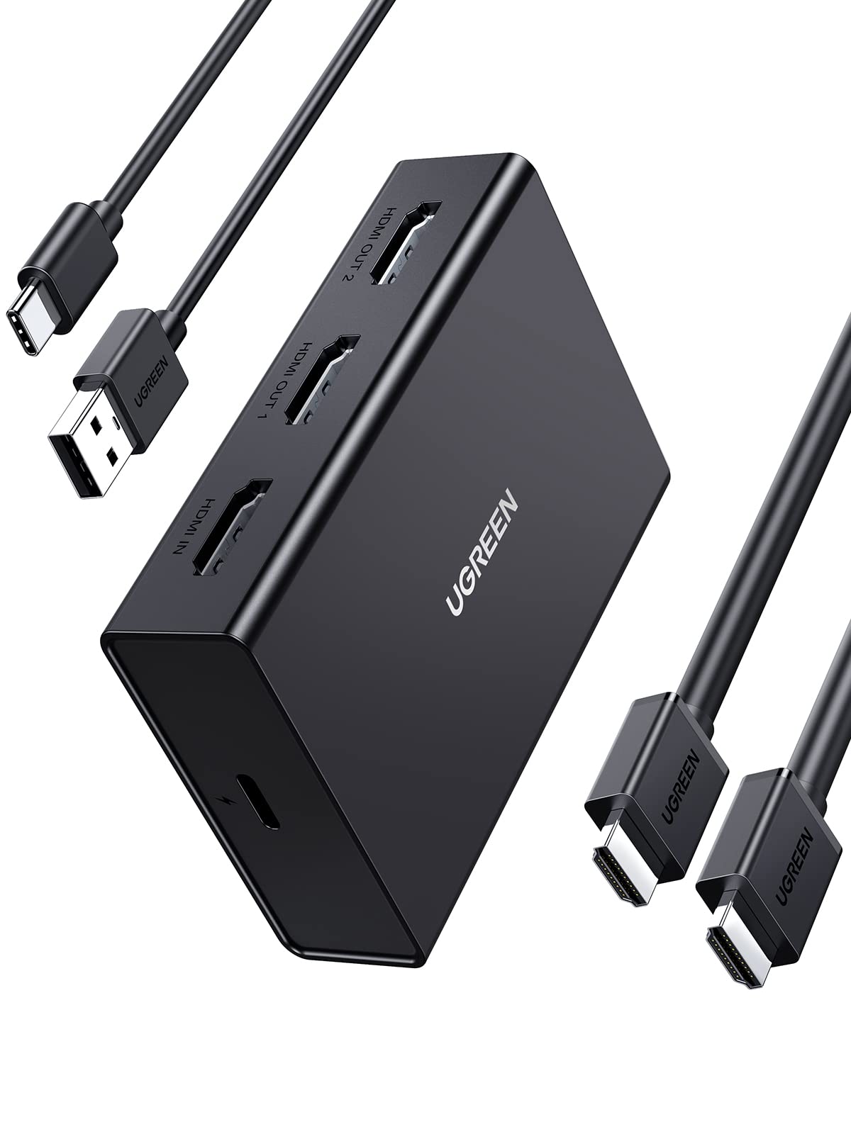 Amazon | UGREEN HDMI 分配器 1入力2出力 4K@60Hz HDMスプリッター