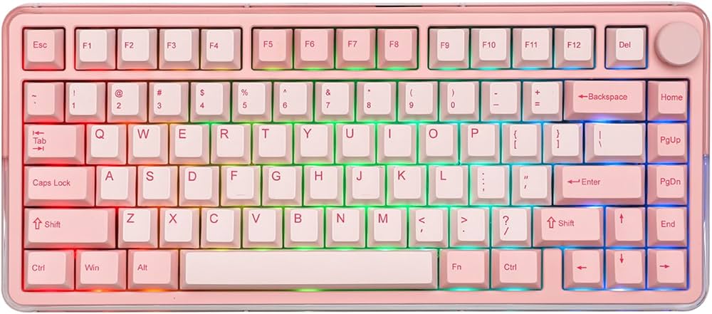 Amazon | KiiBOOM Breeze 75 75% CNCアルミニウムとアクリルワイヤレス