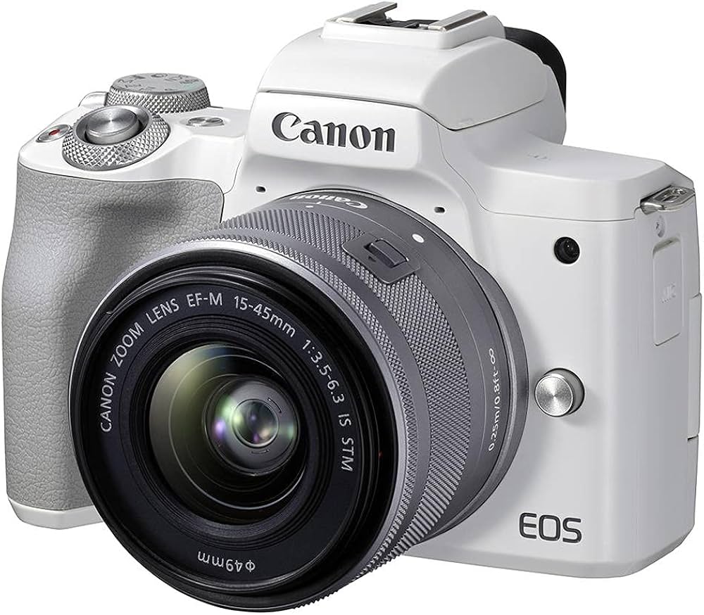 Buy Canon EOS M50 Mark II + EF-M 15-45mm is STM Kit White, Optical