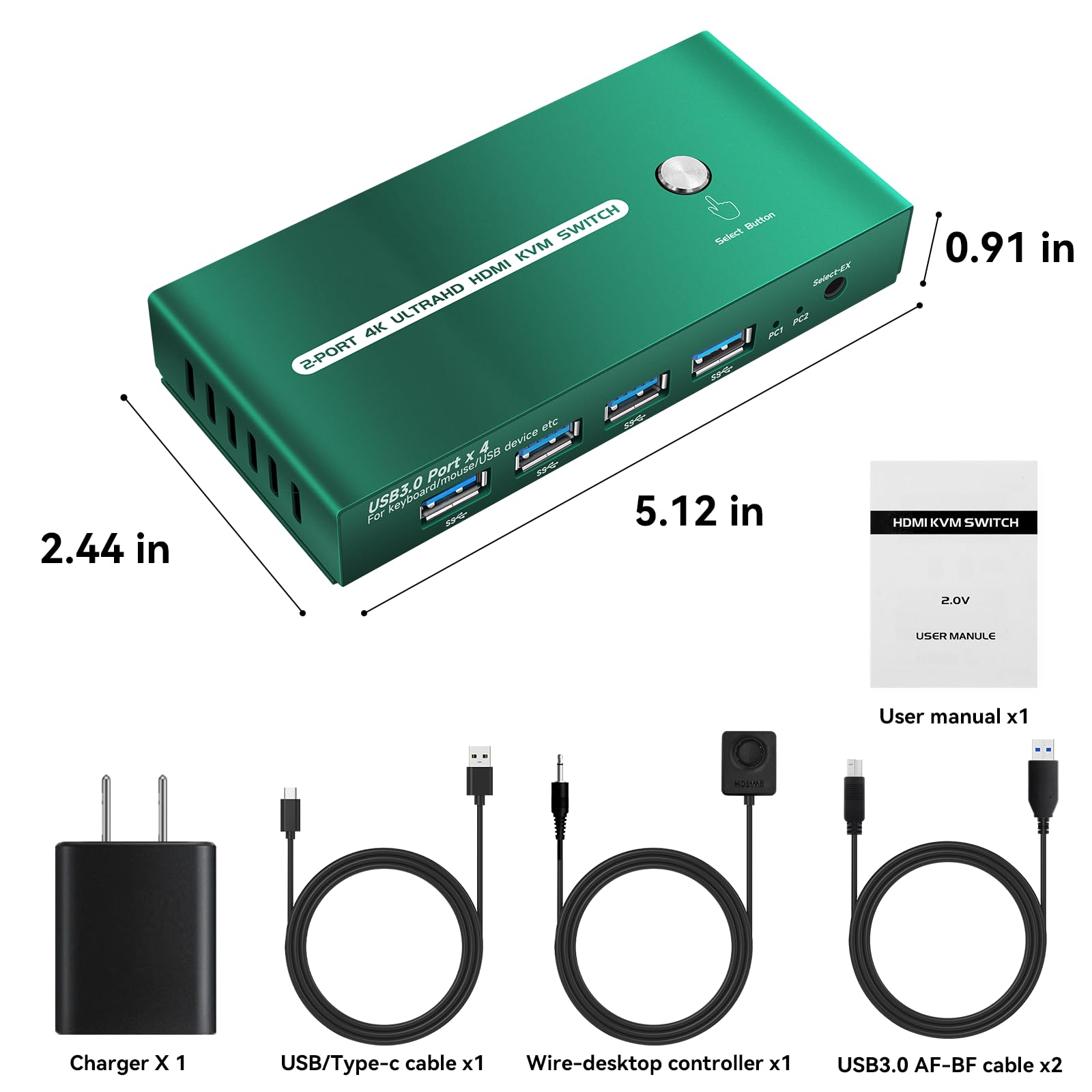 Amazon.co.jp: kvm Switch HDMI 1 モニター 2 コンピューター edid