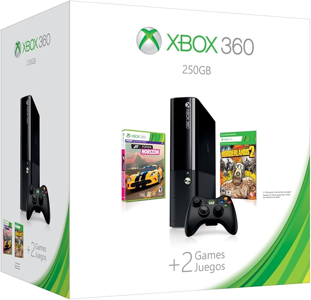 Amazon.com: Xbox 360 E 250GB Spring Value Bundle : Video Games