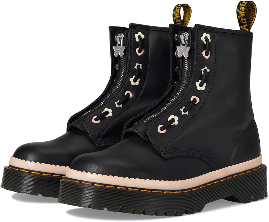 Amazon.com | Dr. Martens Women's 1460 Pascal Bex Front Zip Leather