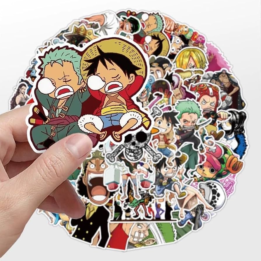 Amazon.co.jp: セット ワンピース ステッカー 海賊王 アニメ