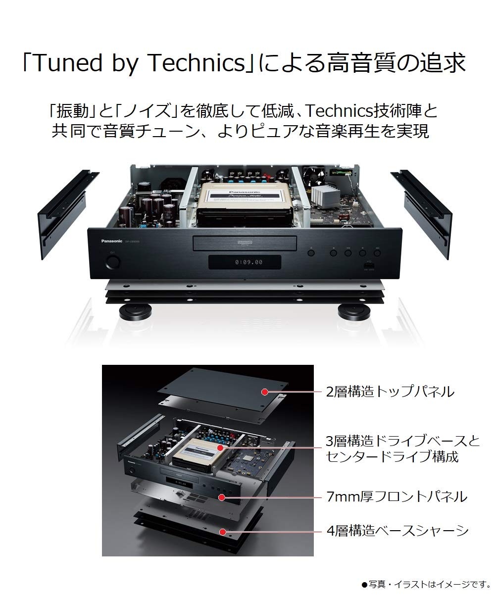 Amazon.co.jp: Panasonic DP-UB9000-K Blu-ray Player, Ultra HD Blu