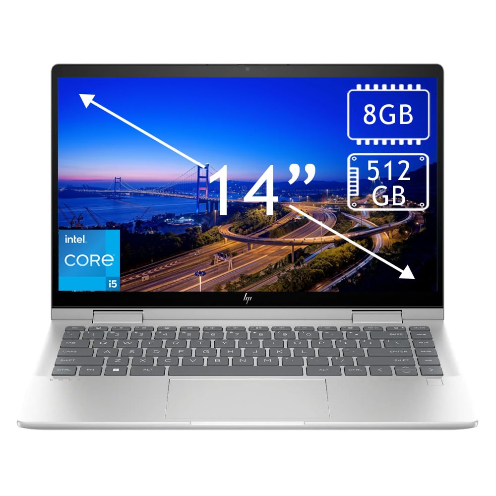 Laptop HP Envy X360 14-es1013dx com tela sensível ao toque FHD IPS