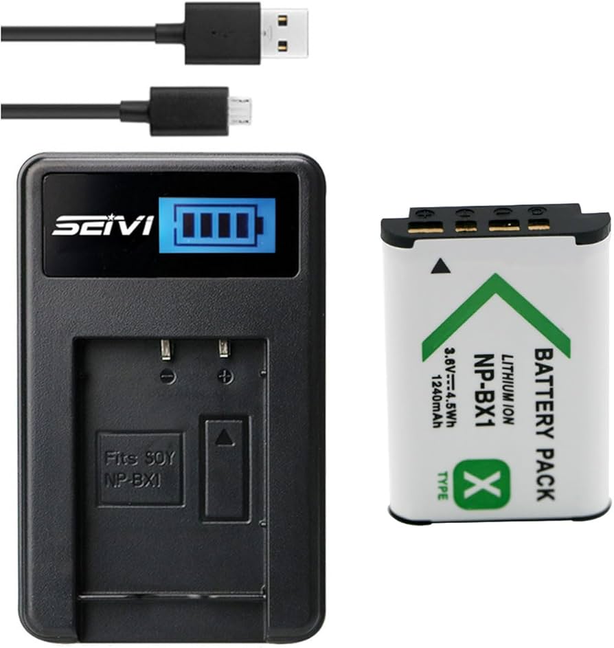 Amazon.com: BnvxR Battery + Charger for Sony Cyber-Shot DSC-WX500