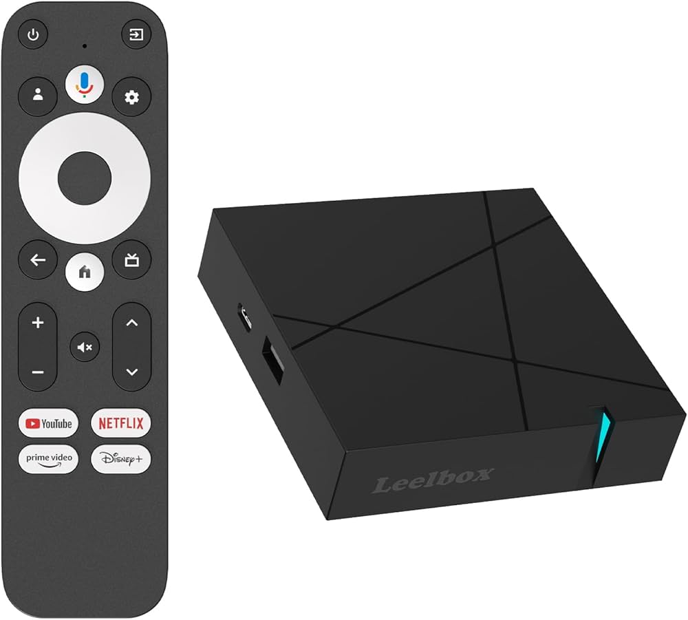 Google TV Box - Akış Kutusu Google TV 4K UHD, Android 12, 4 GB RAM
