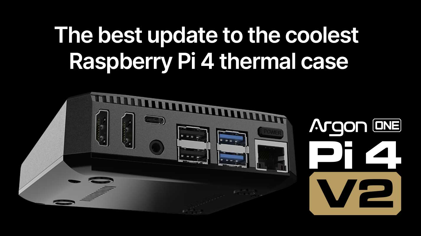 Amazon.com: Argon ONE V2 Aluminum Case for Raspberry Pi 4 | with