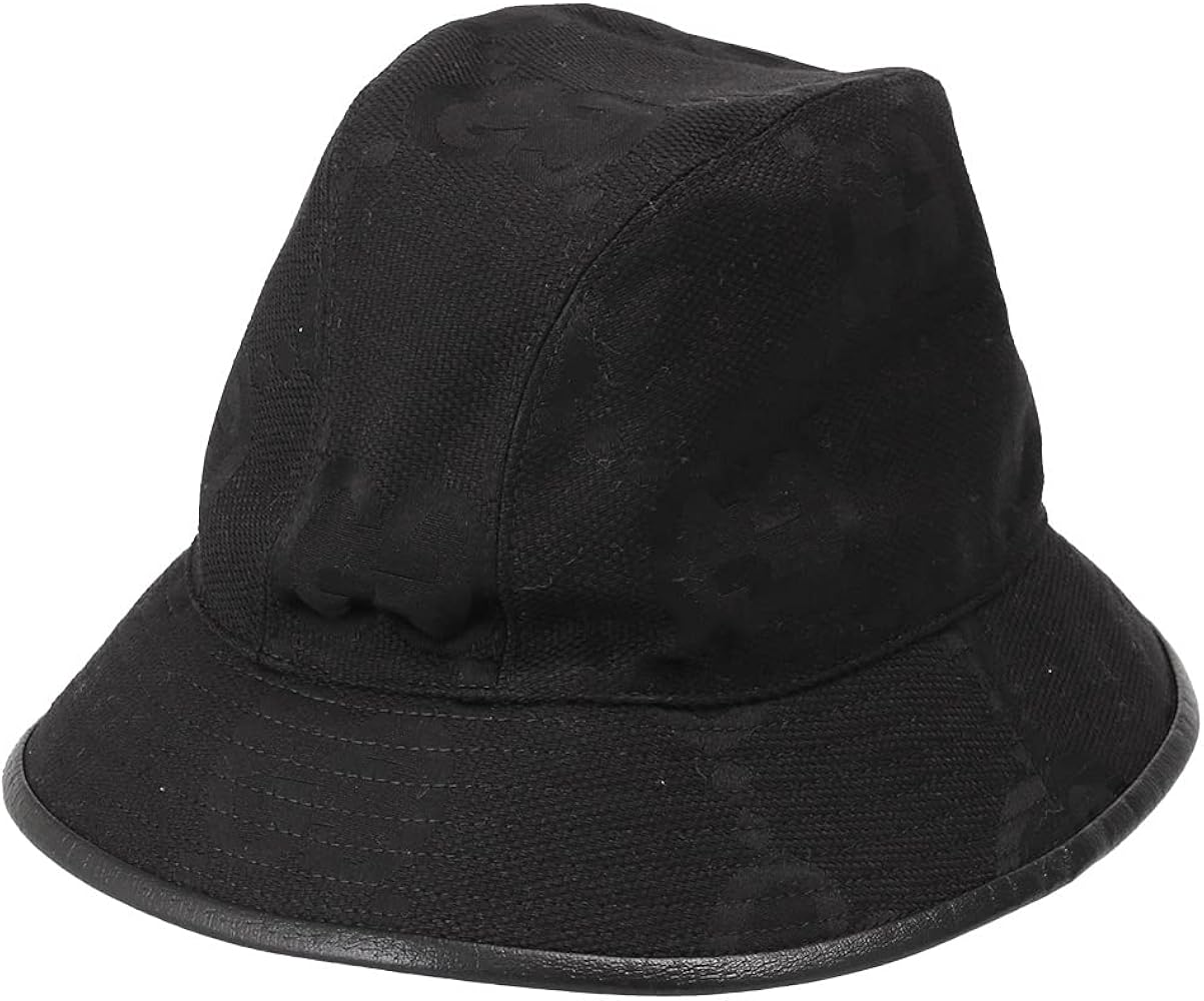 Amazon | [グッチ] ジャンボGGキャンバス バケットハット 帽子 727563