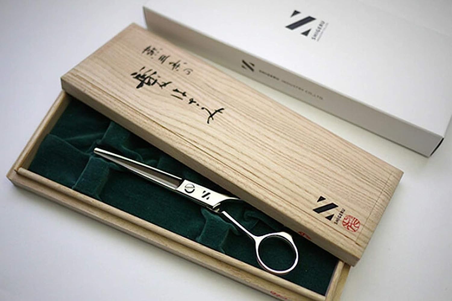 Amazon.co.jp: 【燕三条製】シゲル工業 髪はさみ 梳き鋏 5.8インチ 桐