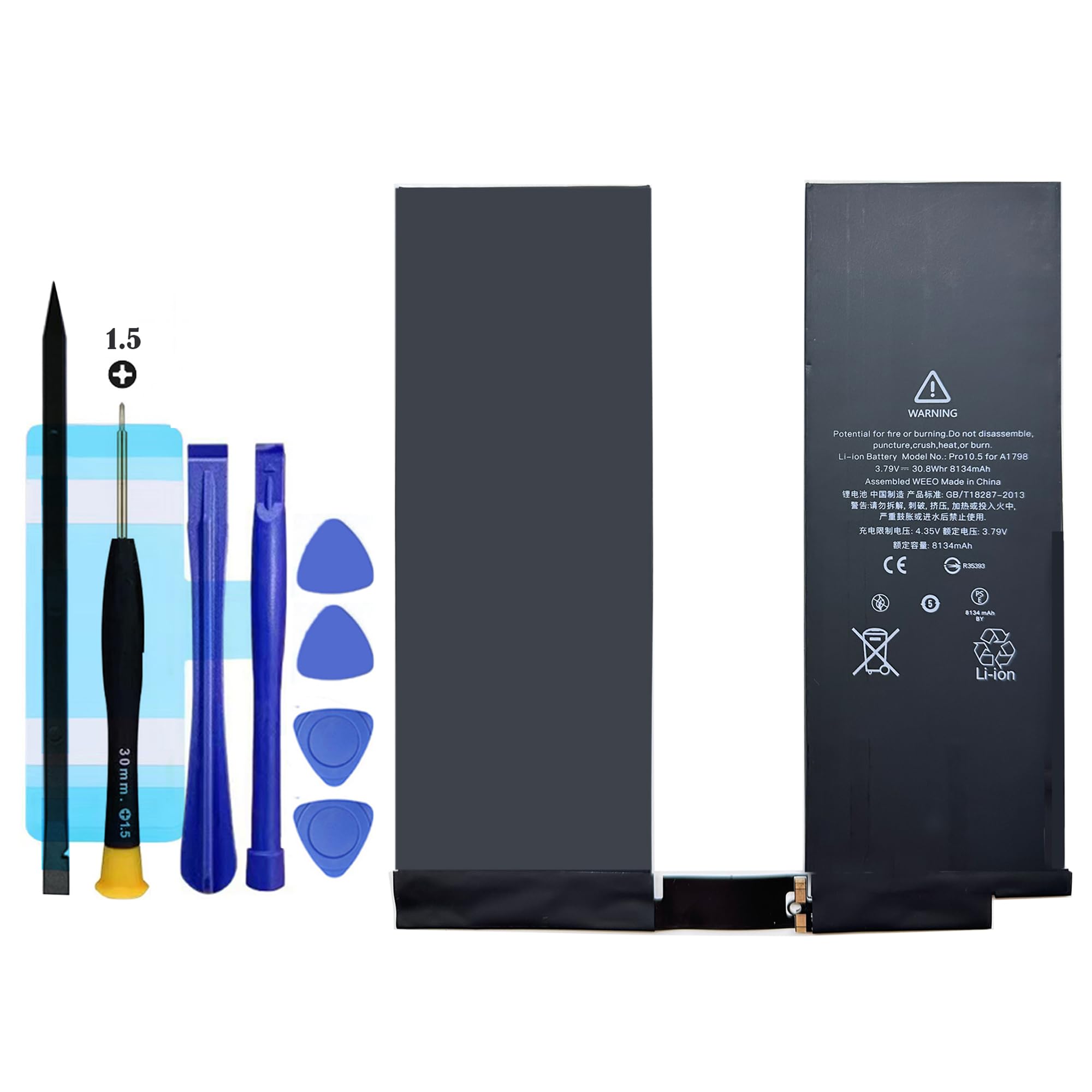 Amazon.com: A1798 Replacement battery for iPad Pro 10.5 2017 Year