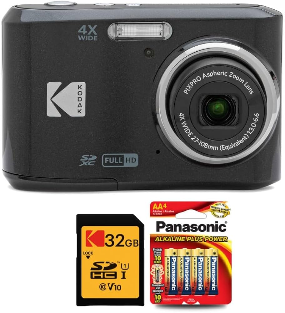 Buy Kodak PIXPRO FZ45 Digital Camera (Black) Bundle with 32GB