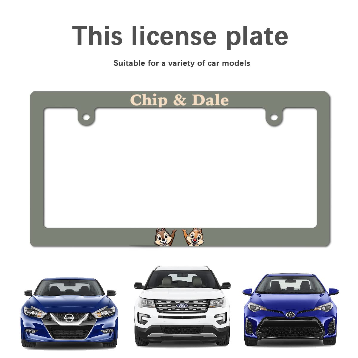 Amazon.co.jp: ナンバープレート フレーム チップとデール ナンバー