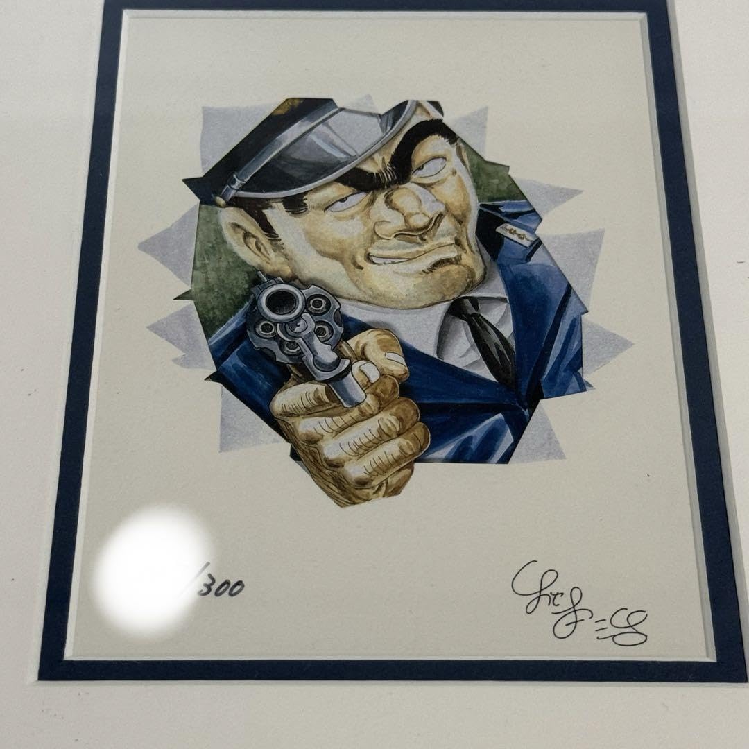 Amazon.co.jp: こち亀 複製原画 秋本治 サイン入り ジャンプ25周年 300