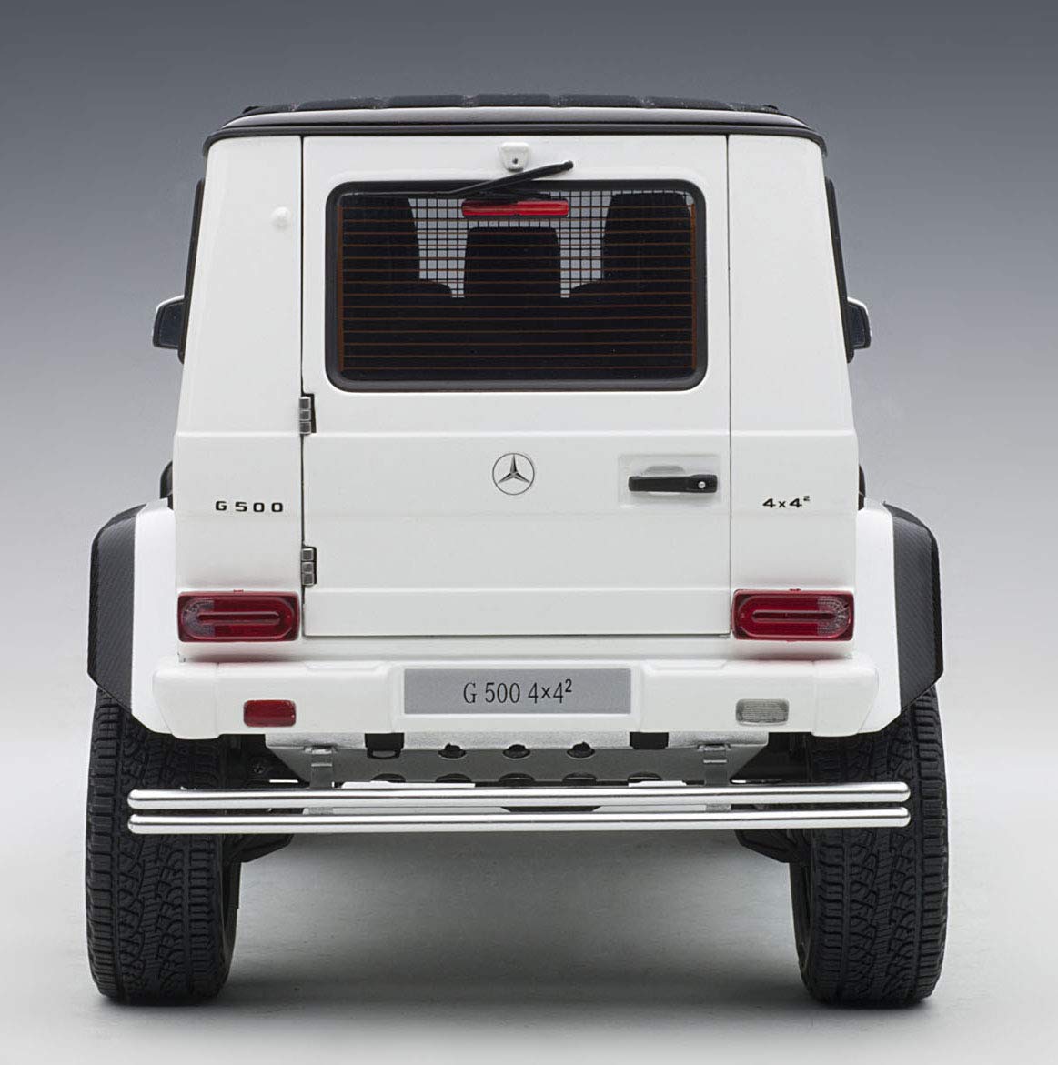 Amazon.com: Autoart Mercedes Benz G500 4X4 2 Gloss White 1/18