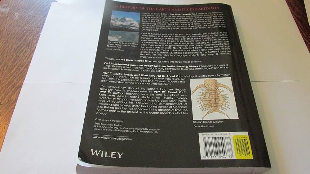 The Earth Through Time: Levin, Harold L.: 9781118254677: Amazon