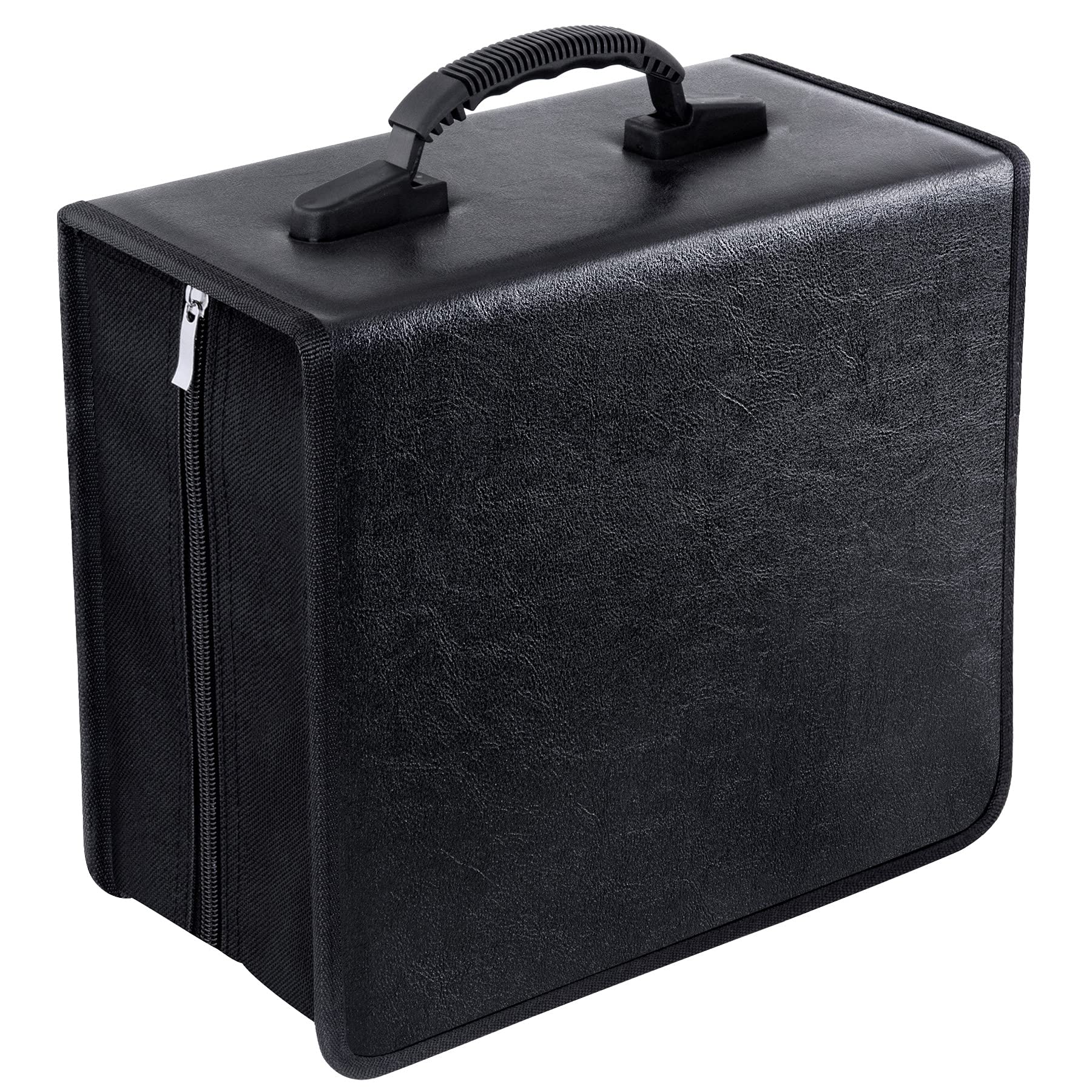 Amazon.com: Bivisen Black Leather CD Case, 400 Capacity CD/DVD