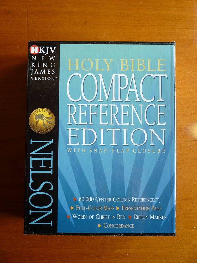 Holy Bible Compact Reference Edition with Snap-Flap Closure NKJV