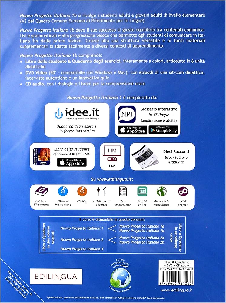 Nuovo Progetto Italiano (Split Version: 4 Volumes) (Italian