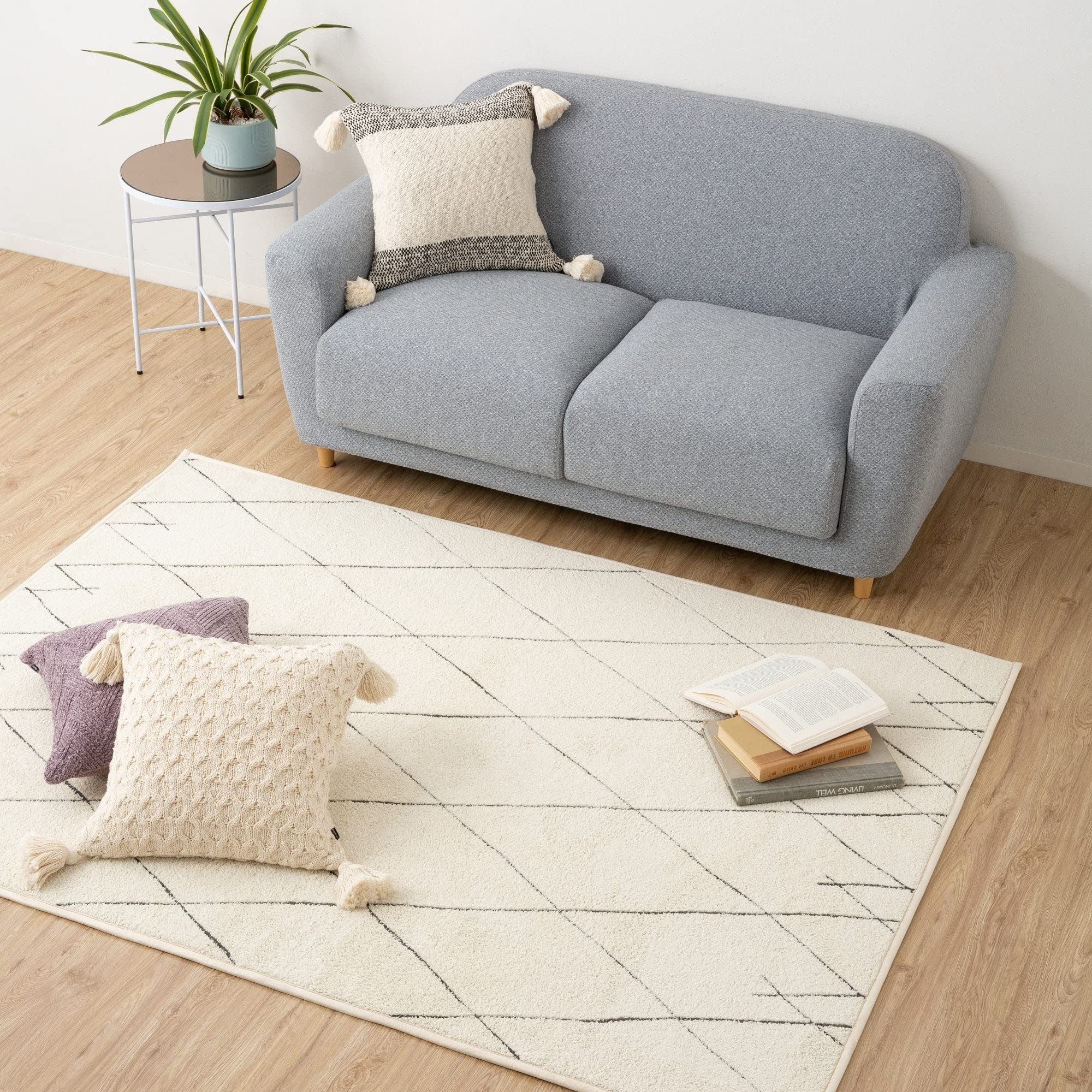 Amazon | Francfranc フランフラン ラティス ホットカーペット ラグ M