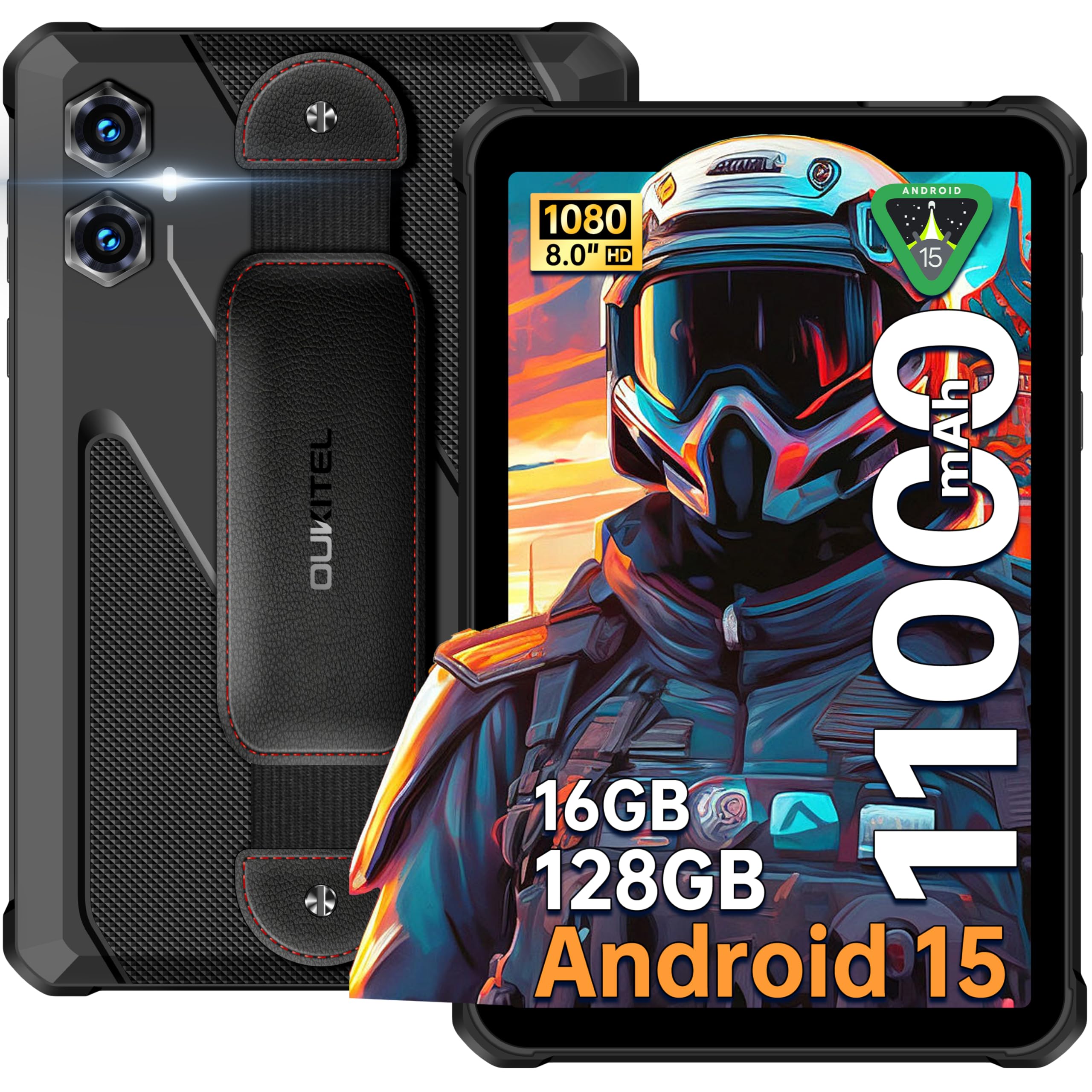 Amazon.com : OUKITEL RT3 Plus Rugged Android 15 Tablet, 16GB+128GB