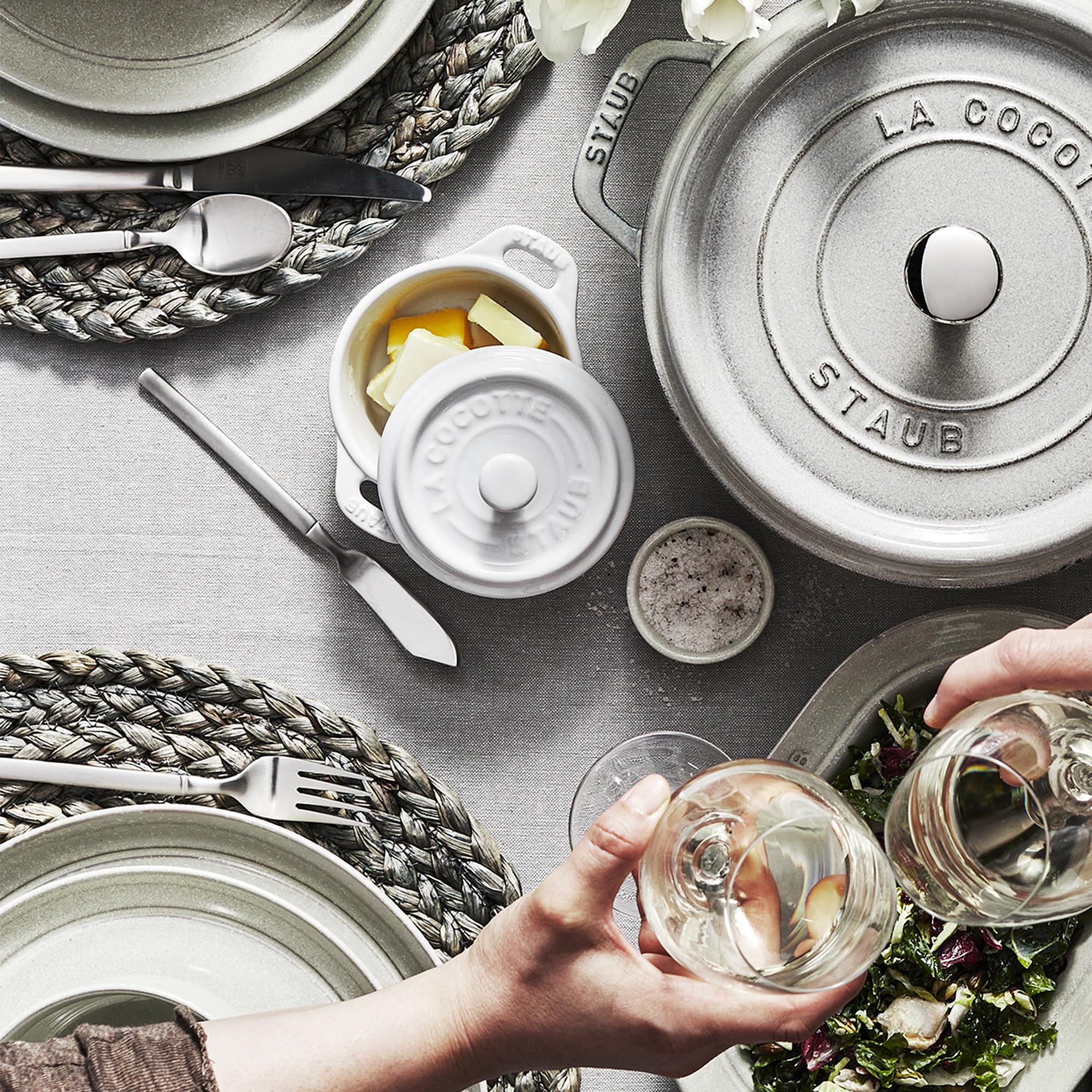 Amazon.com: STAUB Ceramic Dutch Oven 3-piece Mini Round Cocotte