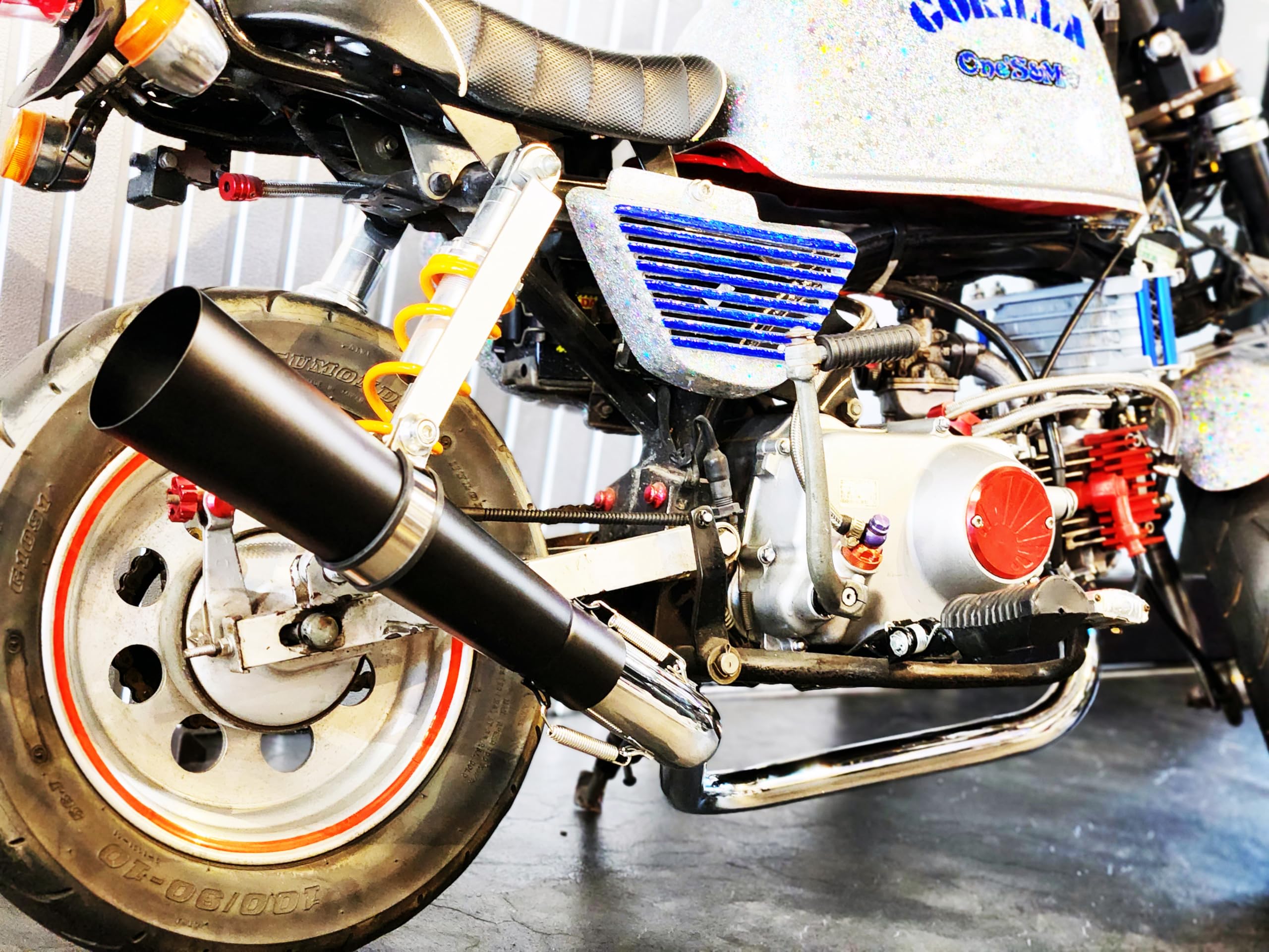 Amazon | W3IR-55BK ワンズ管 フルエキ フルエキゾーストマフラー 50.8