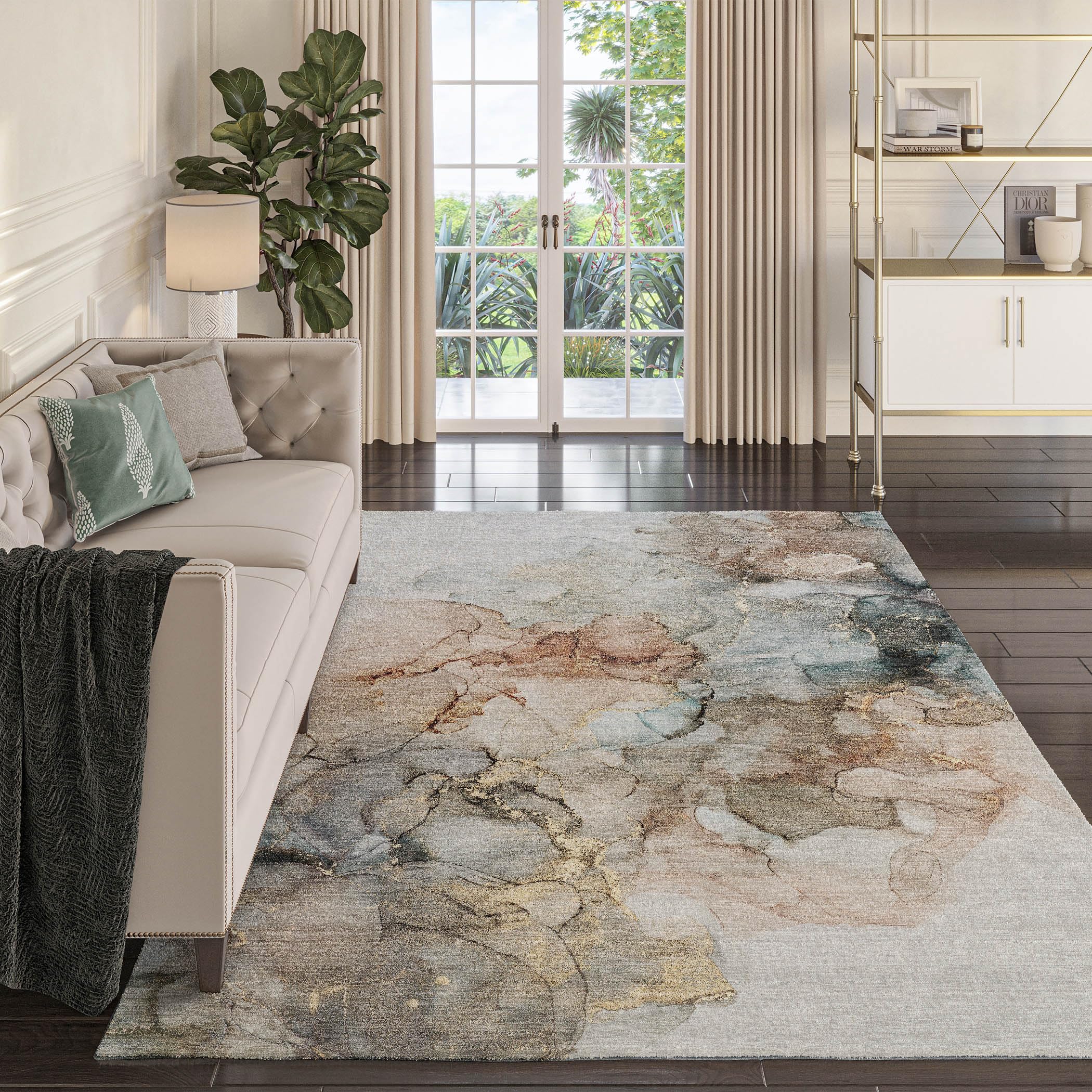 Amazon.com: Dalyn Rugs Odyssey OY12 Tan 5' x 7'6