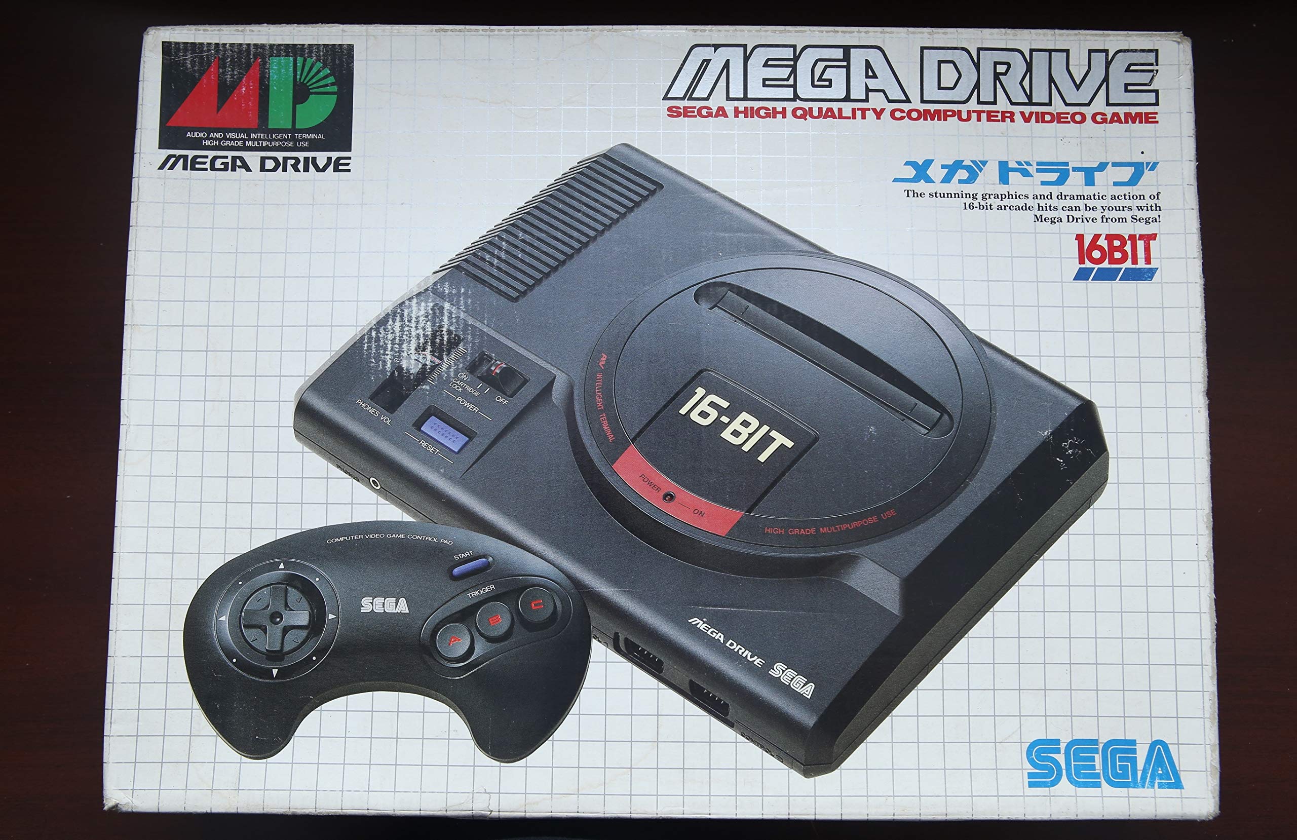 Amazon.com: Original Sega Mega Drive 1 Console Japan : Video Games