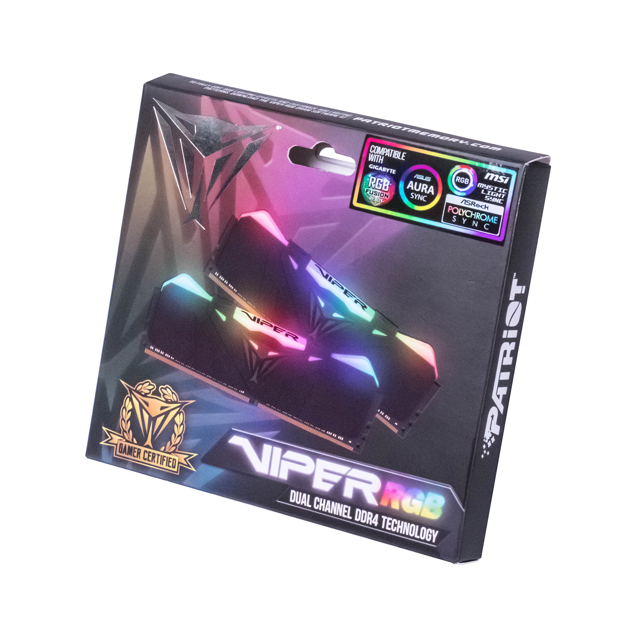 Amazon | Patriot Memory Viper RGB Series DDR4 3200MHz PC4-25600