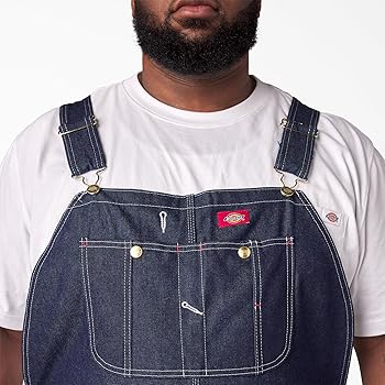 Dickies mens Bib overalls and coveralls workwear apparel, Indigo